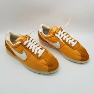 Nike Women Cortez 304038711 Yellow White Sneakers